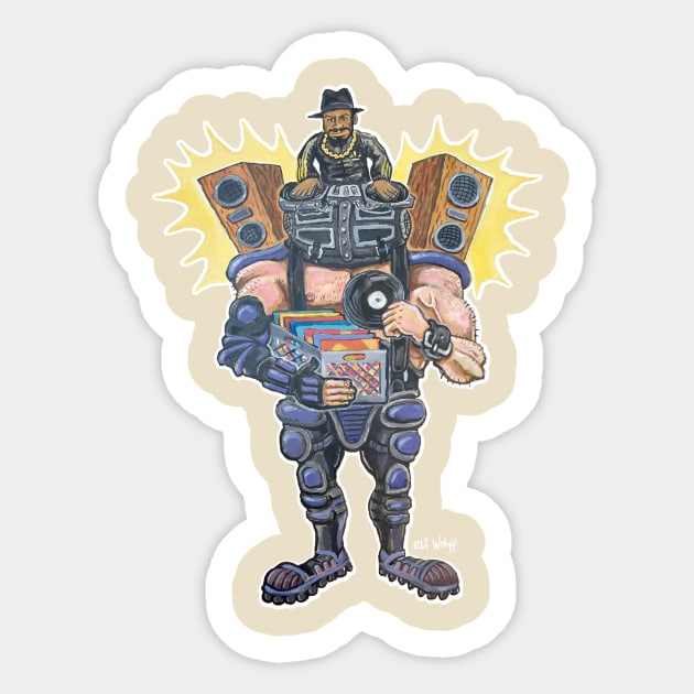 Jam Master Blaster Jay Sticker by eliwolff